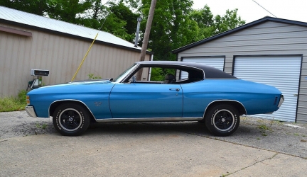 1971 Chevrolet Chevelle SS 454 4SPD 12 BOLT PS PDB TACH GAUGES BUCKETS